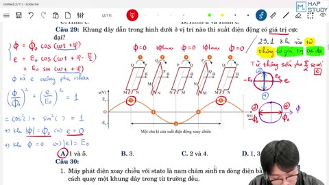 11. Mô hình 11 - Máy phát điện xoay chiều loại 1