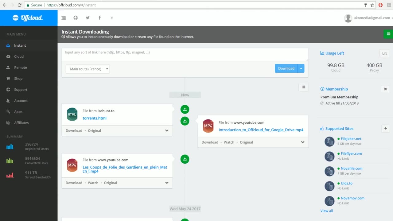 Introduction to Offcloud