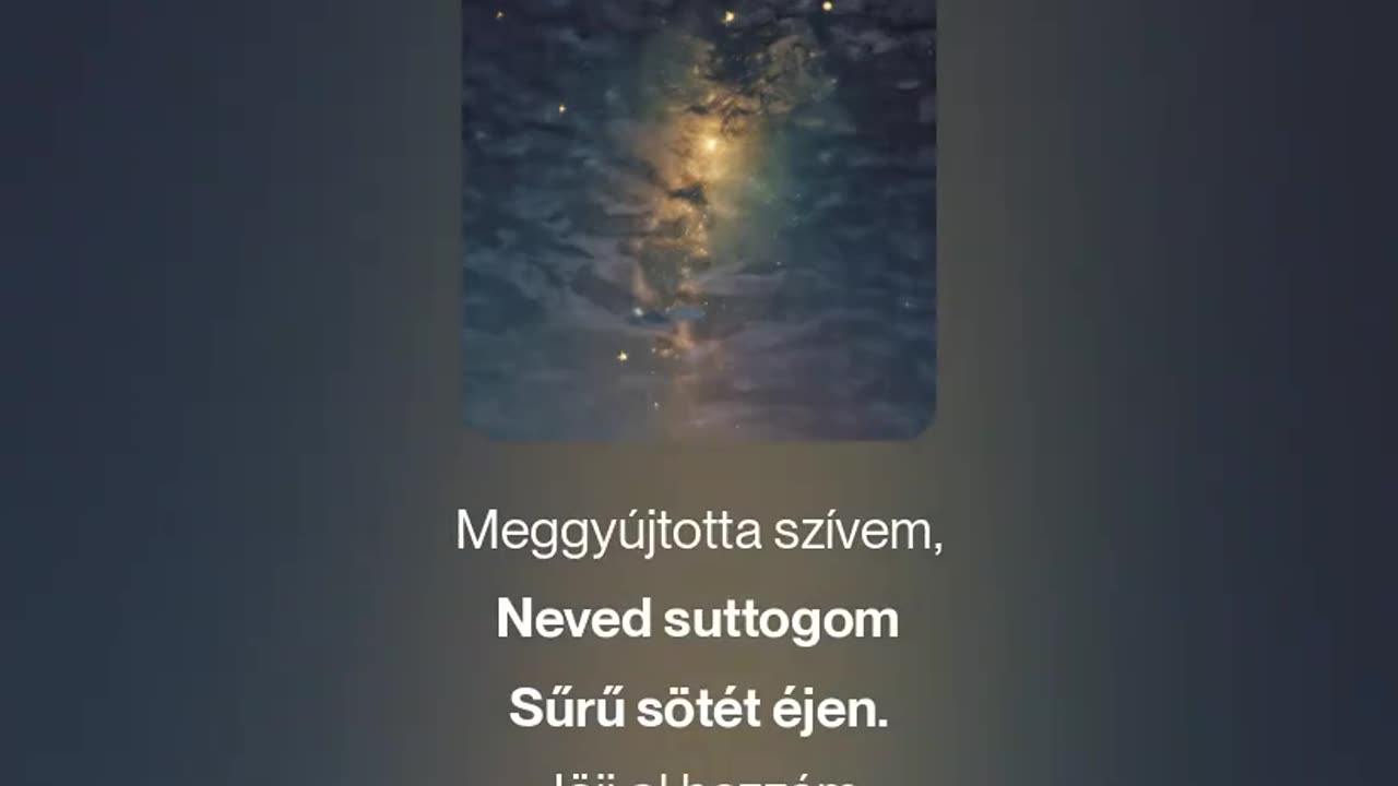 Csillagfényes lelked (1) (megzenésített vers)