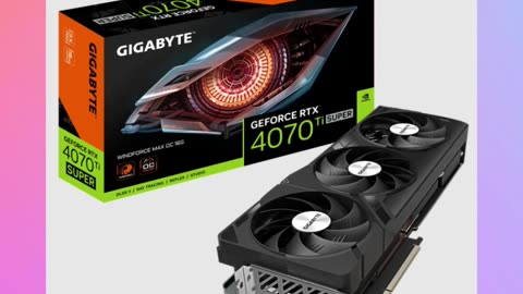 GIGABYTE GeForce RTX 4070 Ti SUPER WINDFORCE MAX OC 16GB Graphics Card #techreview