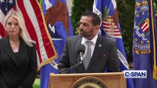 Kash Patel: "If you harm our children, you will be given no sanctuary!"