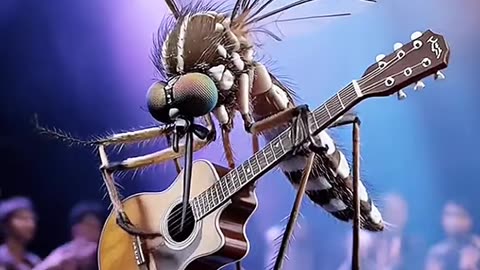 Mosquitos melódicos 🦟🎸 #forró #mosquito #ai #sanfona #violao #modao #