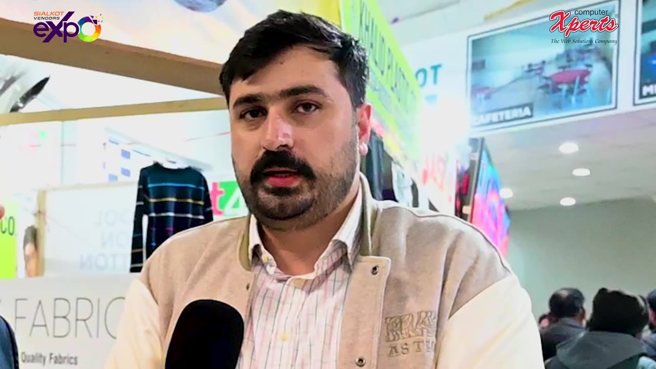 🎤 Stall Holder Interview | Mr. Muhammad Ahmad – MAK Fabrics