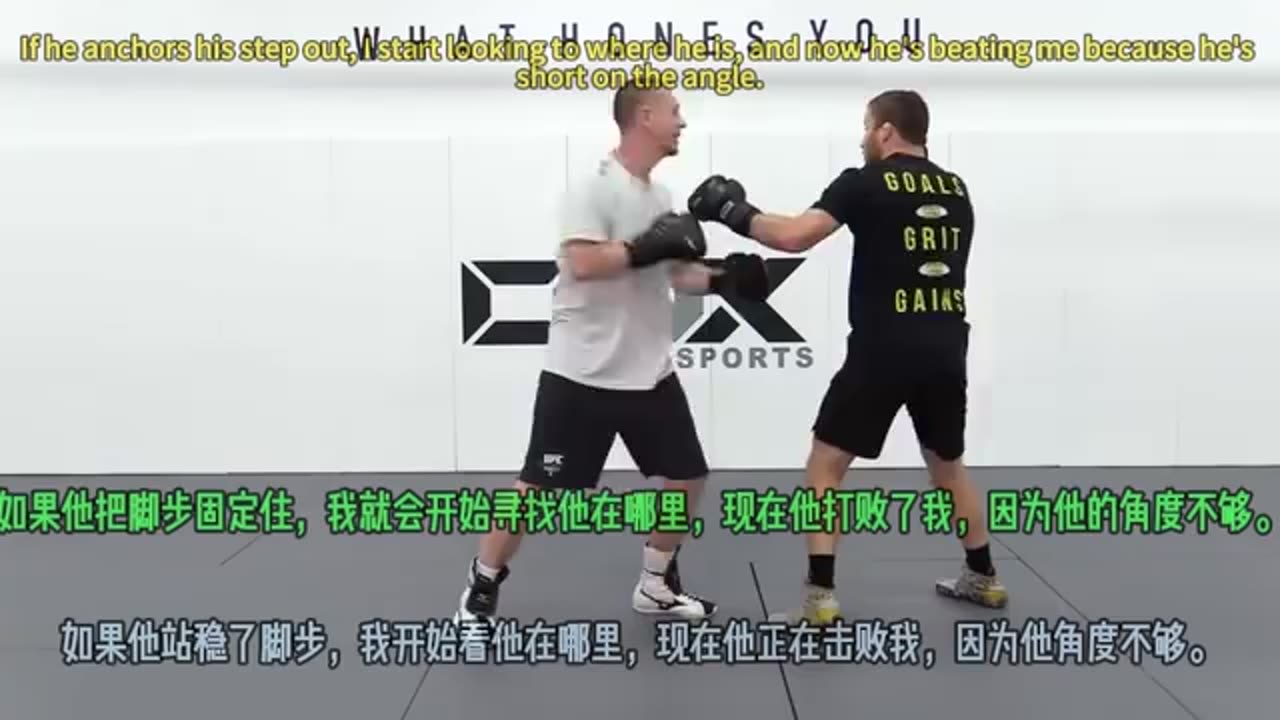 The footwork Blueprint by Trevor Wittman and Justin Gaethje