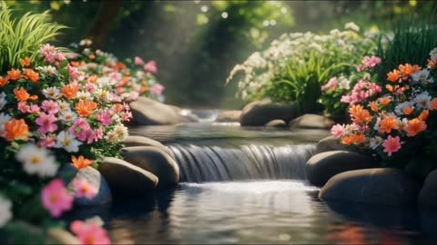 "Relaxing Waterfall Sounds for Peaceful Moments"