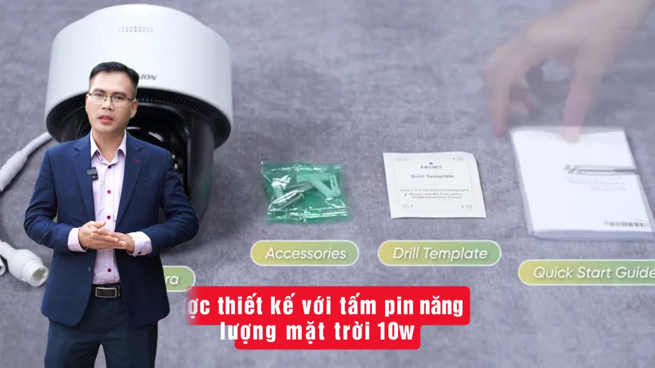 Không lo mất điện - HIKVISION Solar PT Camera- 36 giờ liên tục!