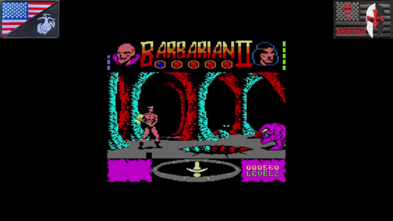Barbarian II: The Dungeon of Drax [Main Game Mode] (Amstrad CPC - 1989) [EU Version]