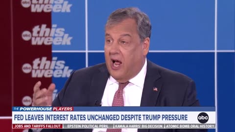'The act of a petulant child': Chris Christie condemns Trump firing jobs report chief