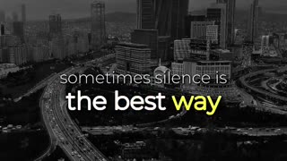 When you're angry, stay silent!