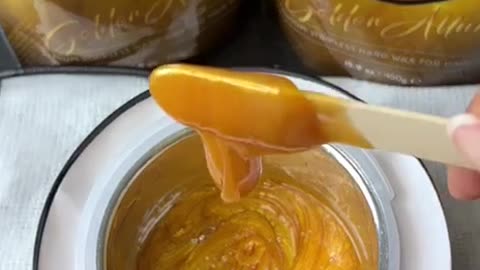 Melting Sexy Smooth Golden Allure Hard Wax | @CelestialEsthetixs | Florida Waxing Demo