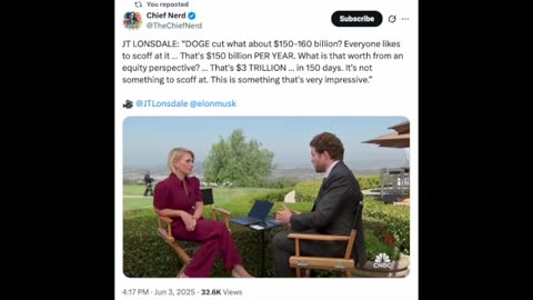 DOGE Cuts Are Huge And Benefits The USA In The Long Term VS Picture Painted By Mainstream Media