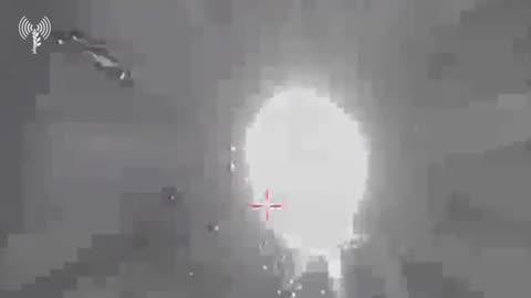 An Israeli Navy Sa'ar 6-class corvette stationed in the Red Sea shot down five