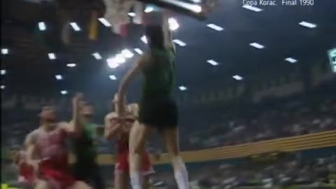 "RAM Joventut vs Scavolini Pesaro" FINAL COPA KORAC 1990 Partido de vuelta (28 de Marzo, 1990)