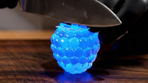 Cutting Bioluminescent Fruits ASMR 🍎 #oddlysatisfying #asmr #satisfying #aiasmr #asmrai