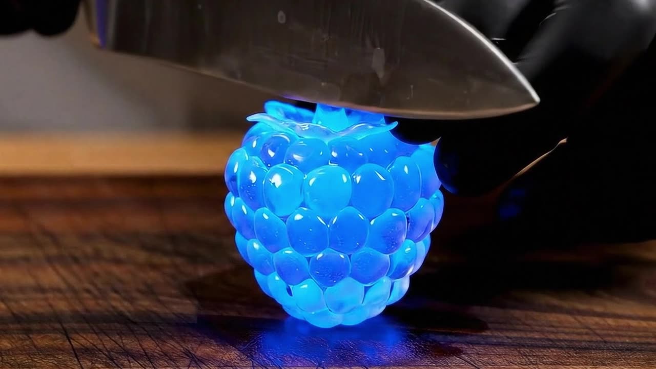 Cutting Bioluminescent Fruits ASMR 🍎 #oddlysatisfying #asmr #satisfying #aiasmr #asmrai