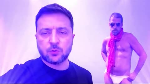 Politics - 2025 Humor AI Ukraine Volodymyr Zelenskyy Hunter Biden Blew All The Coke Need More Money
