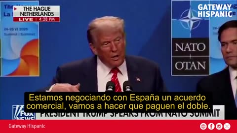 Trump Criticizes Spain at NATO: “They’re the Only Country That Doesn’t Pay”