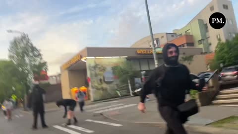 Antifa attacks press, gets pepper sprayed.