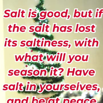 “The Salt of True Discipleship” Mark 9:50.#shortvideo #reels #youtube #ytshorts #yt #shorts #reel