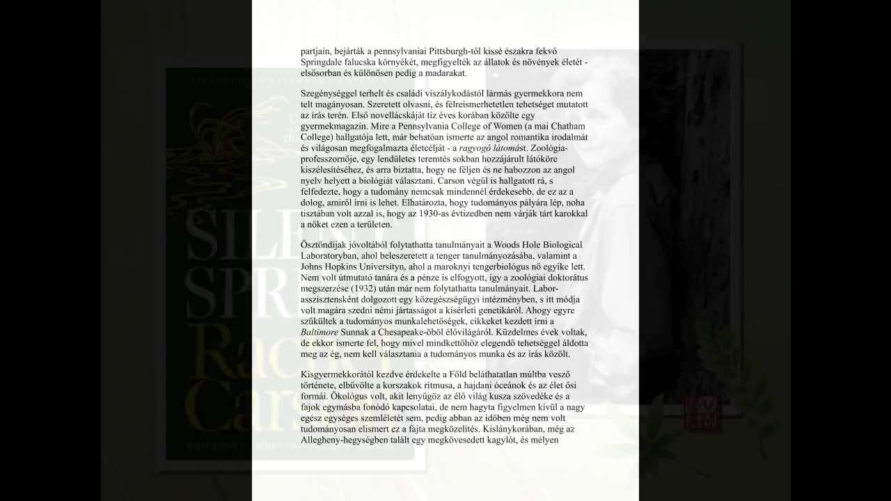 Néma tavasz - Előszó