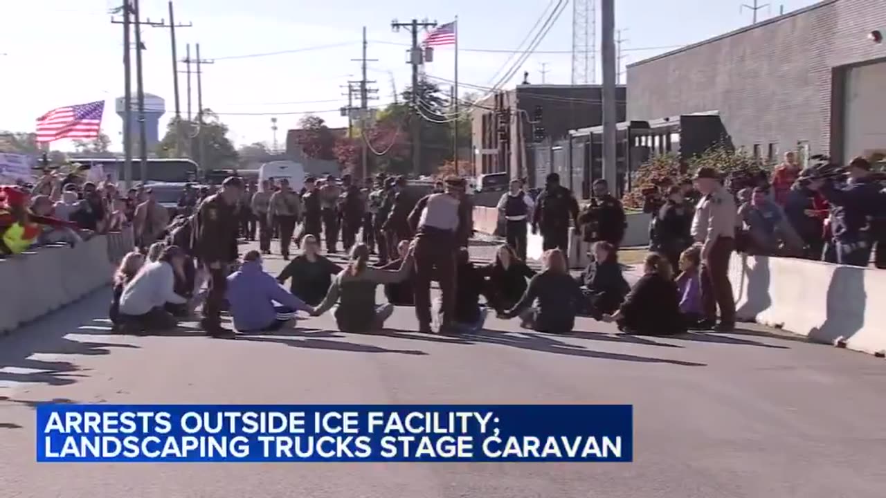 A group of mothers were arrested at the Broadview ICE facility this morning.