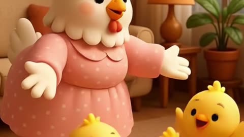 Chicken's Family | Fun | Cartoon | ToonyWorldAi