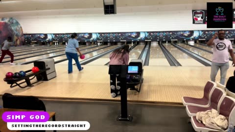 Bowling with family