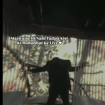 Mein ese ni TADPA kisi ki mohabbat ke liye💔 #lovepaysback