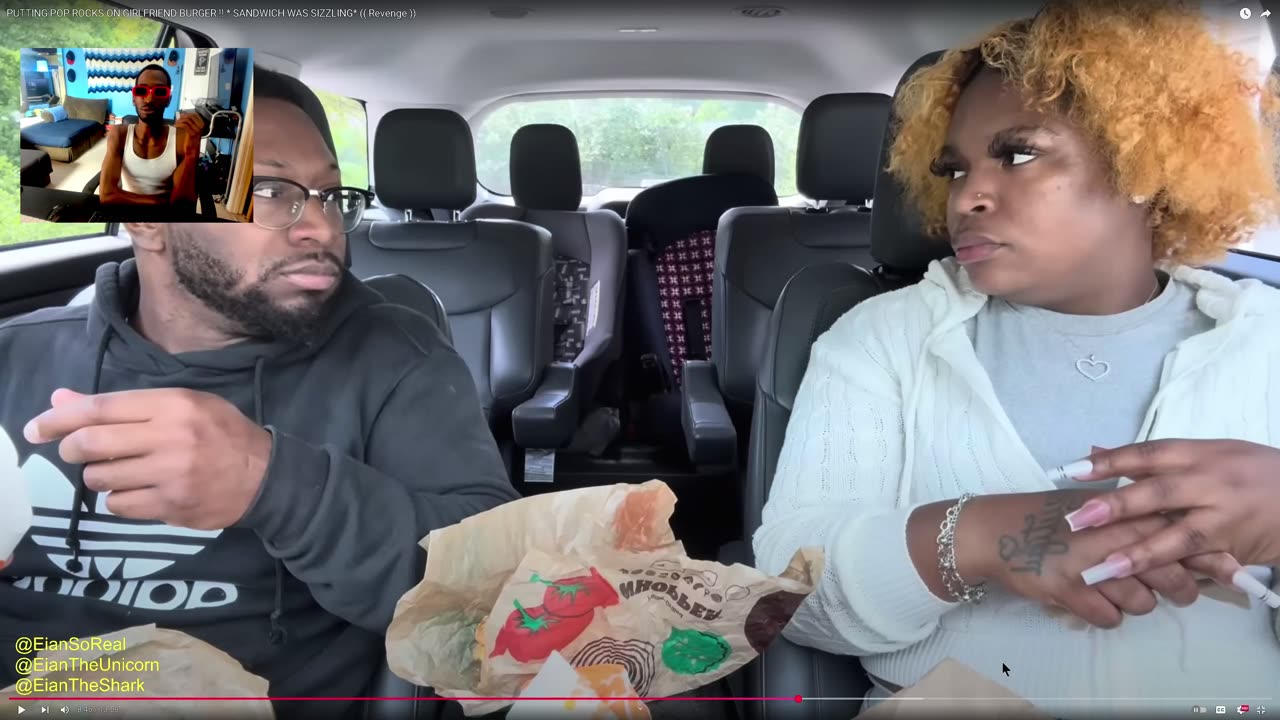 Donn & Decia PUTTING POP ROCKS ON GIRLFRIEND BURGER !! SANDWICH WAS SIZZLING Uncle Eian Reacts
