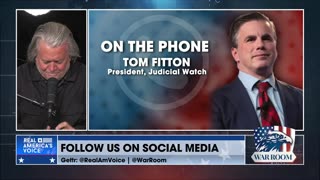 Tom Fitton: Biden DOJ/FBI Documents Further Confirm Mass Spy And Surveillance Operation Against Trump And Dozens Of Innocent Americans