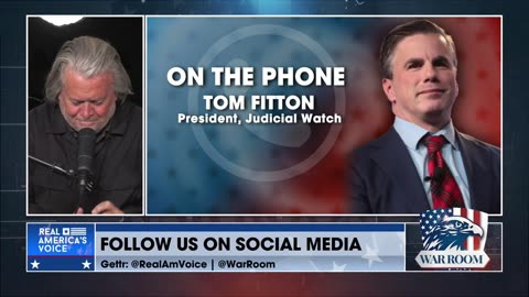 Tom Fitton: Biden DOJ/FBI Documents Further Confirm Mass Spy And Surveillance Operation Against Trump And Dozens Of Innocent Americans