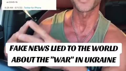 Do you believe there is a war going on in Ukraine