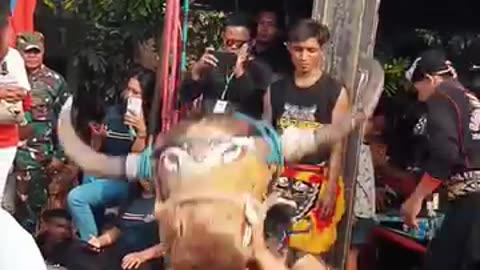 Jaranan Mberot art attraction