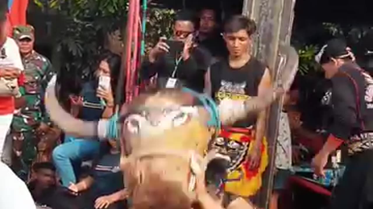 Jaranan Mberot art attraction