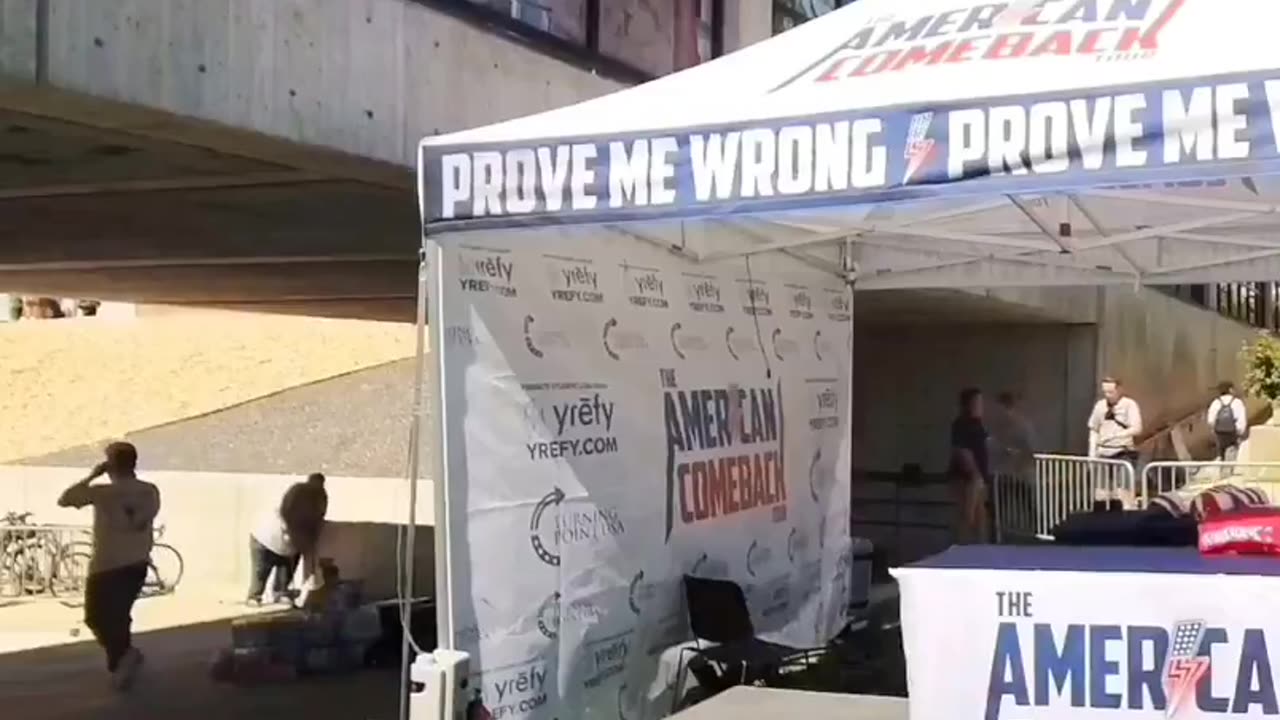 Charlie Kirk Investigations: SD Card Bro Handoff of Evidence (Camera Behind Charlie)