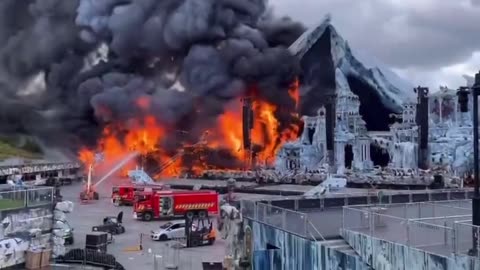 Tomorrowland in fire