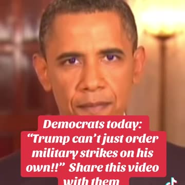 For People Claiming ‘The President Can’t Just Order Military Strikes’