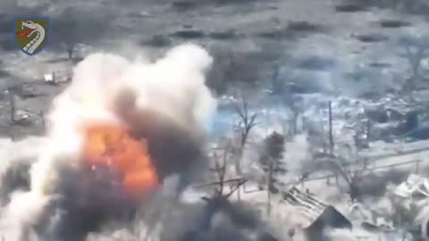 Russian APC Runs Full Speed Into Anti-Tank Mine