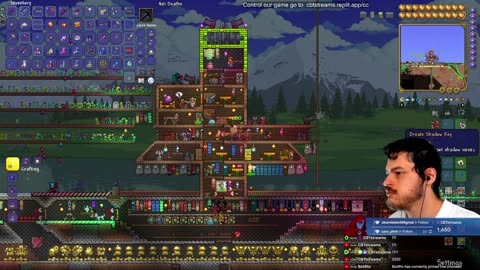 Terraria 🛠 MASTER MODE 💀 ON 🔛 Crowd Control 🎮 ON 🔛 … also — Moon Lord 🌕👁 👁 👁 ⁉