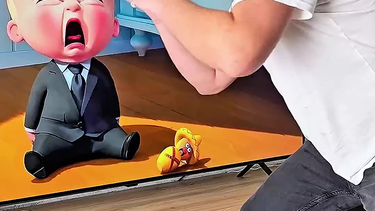 Baby Boss in shock