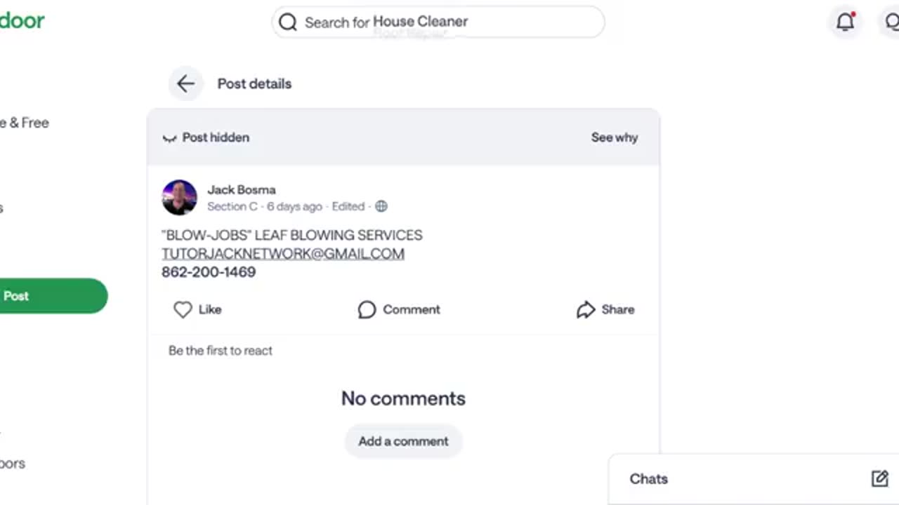 BLOW-JOBS" LEAF BLOWING SERVICES