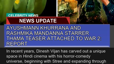 Ayushmann Khurrana and Rashmika Mandanna Starrer T