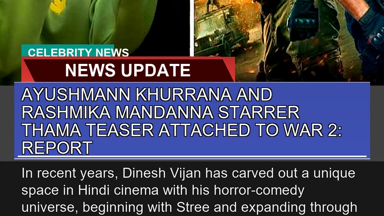 Ayushmann Khurrana and Rashmika Mandanna Starrer T