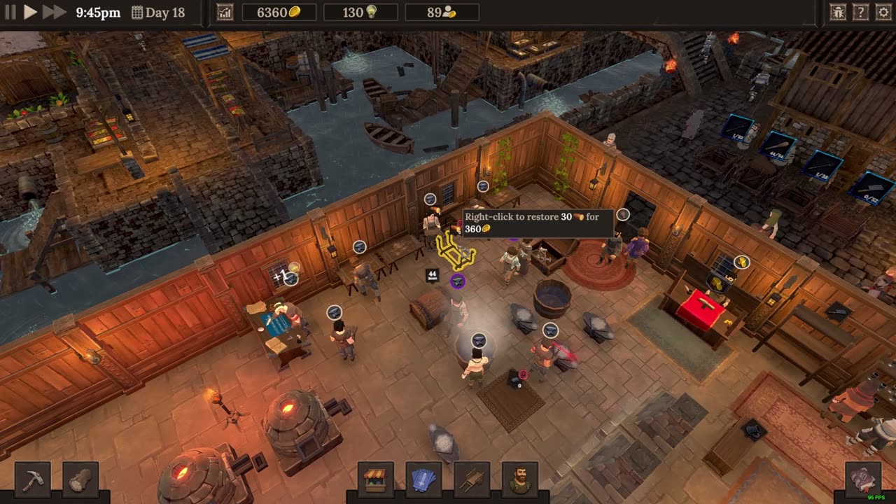 Blacksmith Master| How to AUTOMATE WAREHOUSE RESTOCKING - Guide 2025