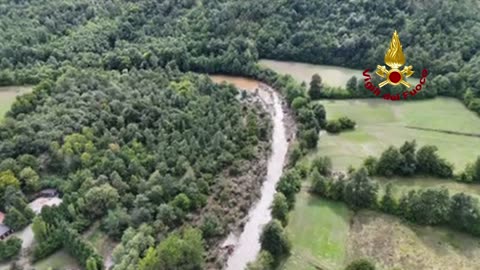 Bad weather, impressive flooding in Italy - Vasto allagamento a Spingo Monferrato