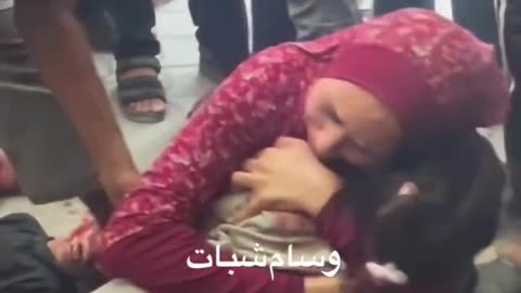 This grief-stricken mother pulled out the lifeless body of her little daughter