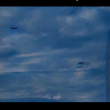 Aerial duel over France 1939 ✈️ What are they 👀 #ColourizedFootage-1