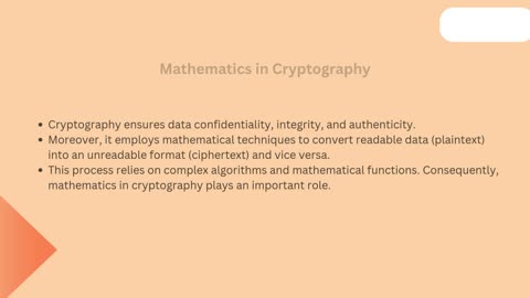 Mathematics in Cryptography: Securing the Digital Future