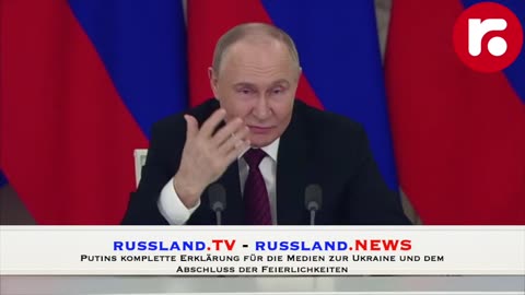 Putins komplette Rede zur Ukraine und dem Abschluss der Feierlichkeiten vom 7. bis 10. Mai 2025