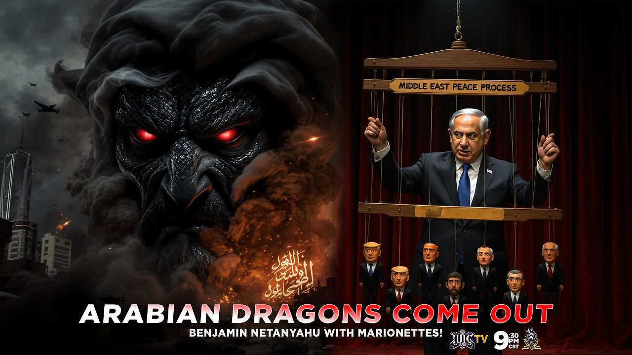 PRECEPTUPONPRECEPT: ARABIAN DRAGONS COME OUT: BENJAMIN NETANYAHU WITH MARIONETTES!
